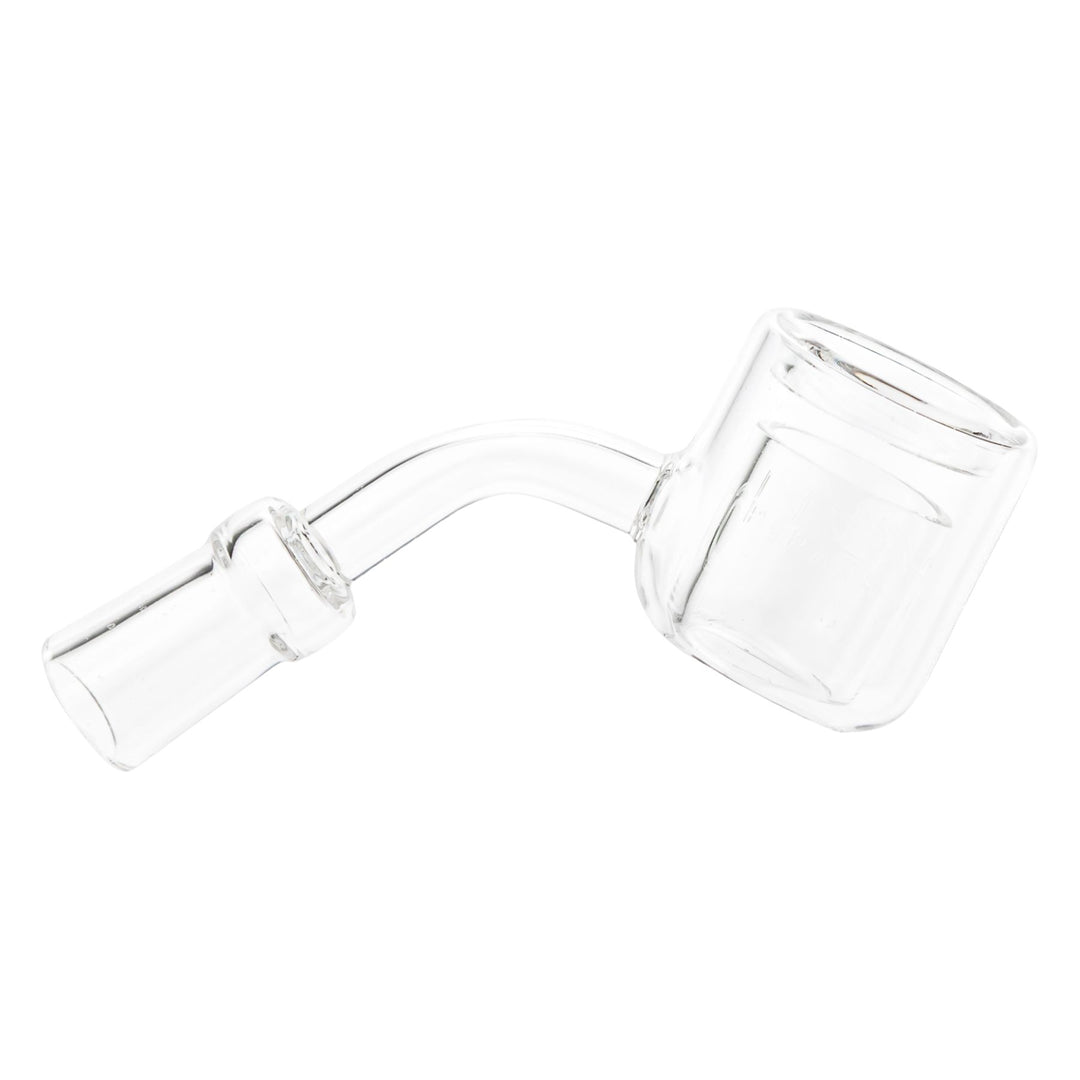 Dope Glass Clear Rig bucket on a white background - Up N Smoke 