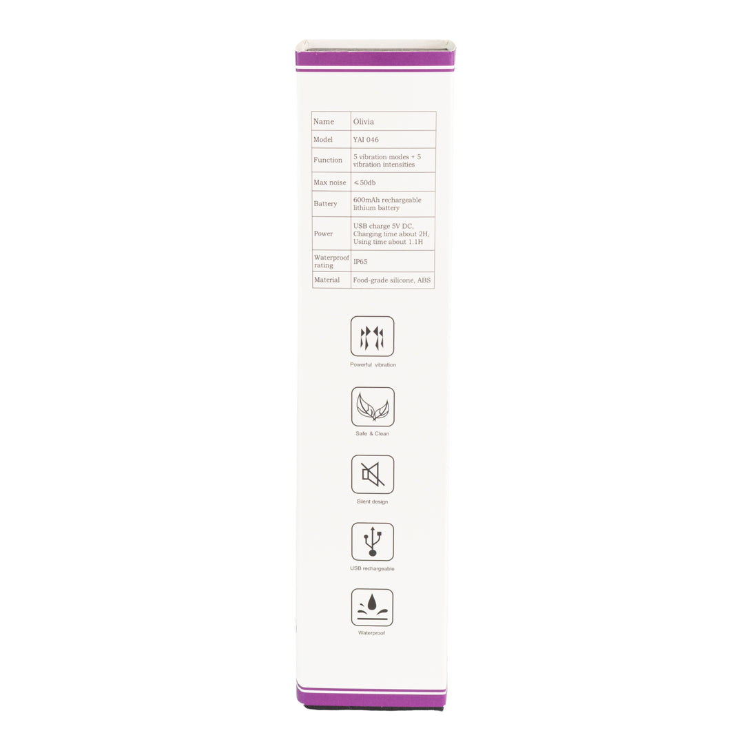 Dual Rabbit G-Spot Vibrator side facing packaging - Up N Smoke
