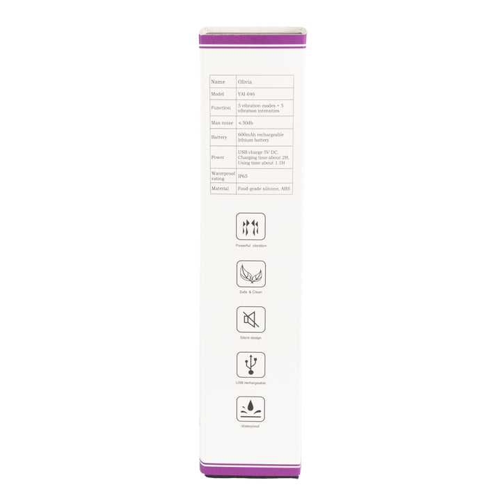Dual Rabbit G-Spot Vibrator side facing packaging - Up N Smoke