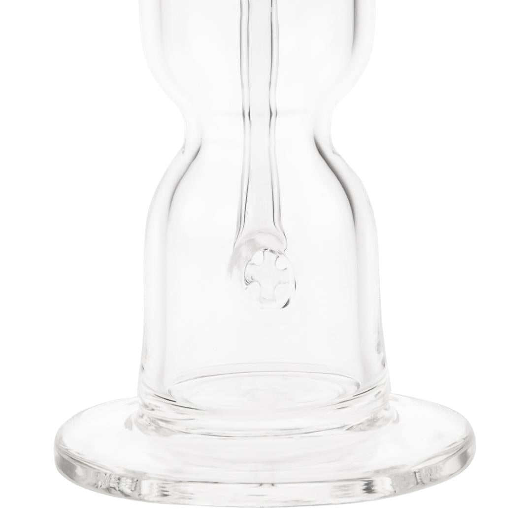 Dume Cross Diffuser Hourglass Mini close up angle displayed on a white background - Up N Smoke