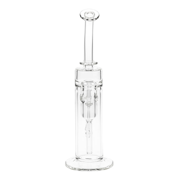 Dume Glass 10” Incycler on a white background back facing angle - Up N Smoke