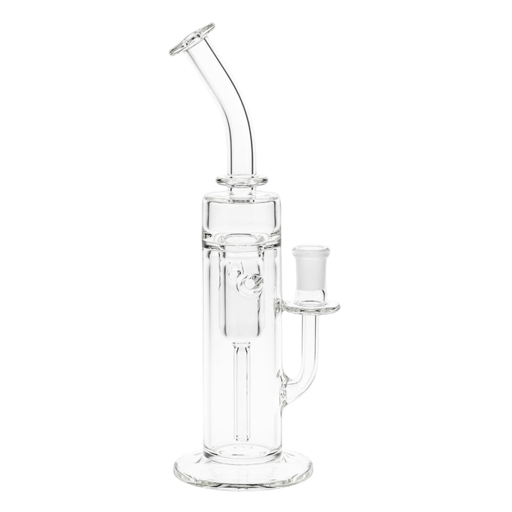 Dume Glass 10” Incycler on a white background right facing angle - Up N Smoke