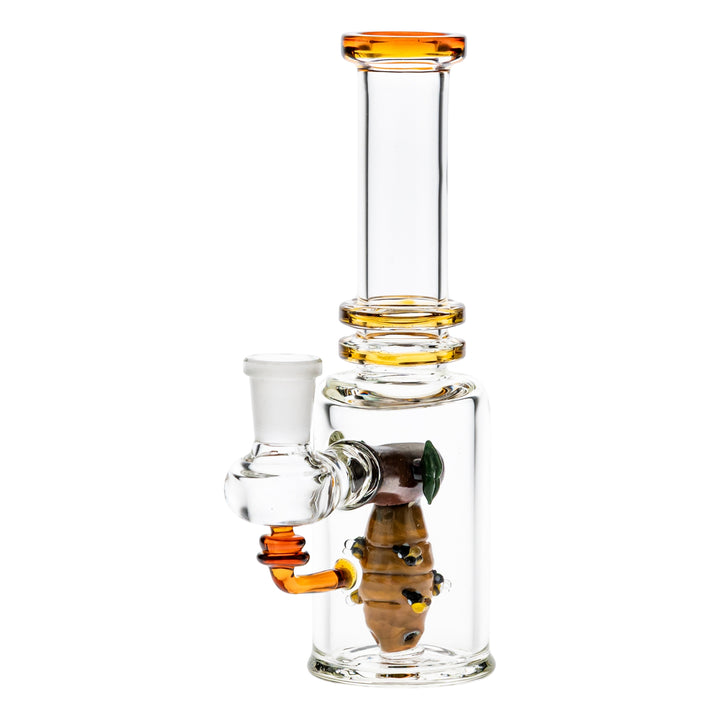 Empire Glassworks Bee Hive Mini Rig on a white background - Up N Smoke