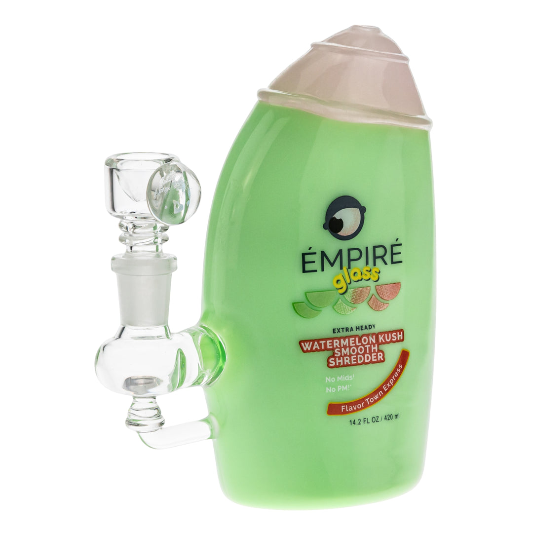Empire Glasswork Mini Shampoo Rig on a white background - Up N Smoke