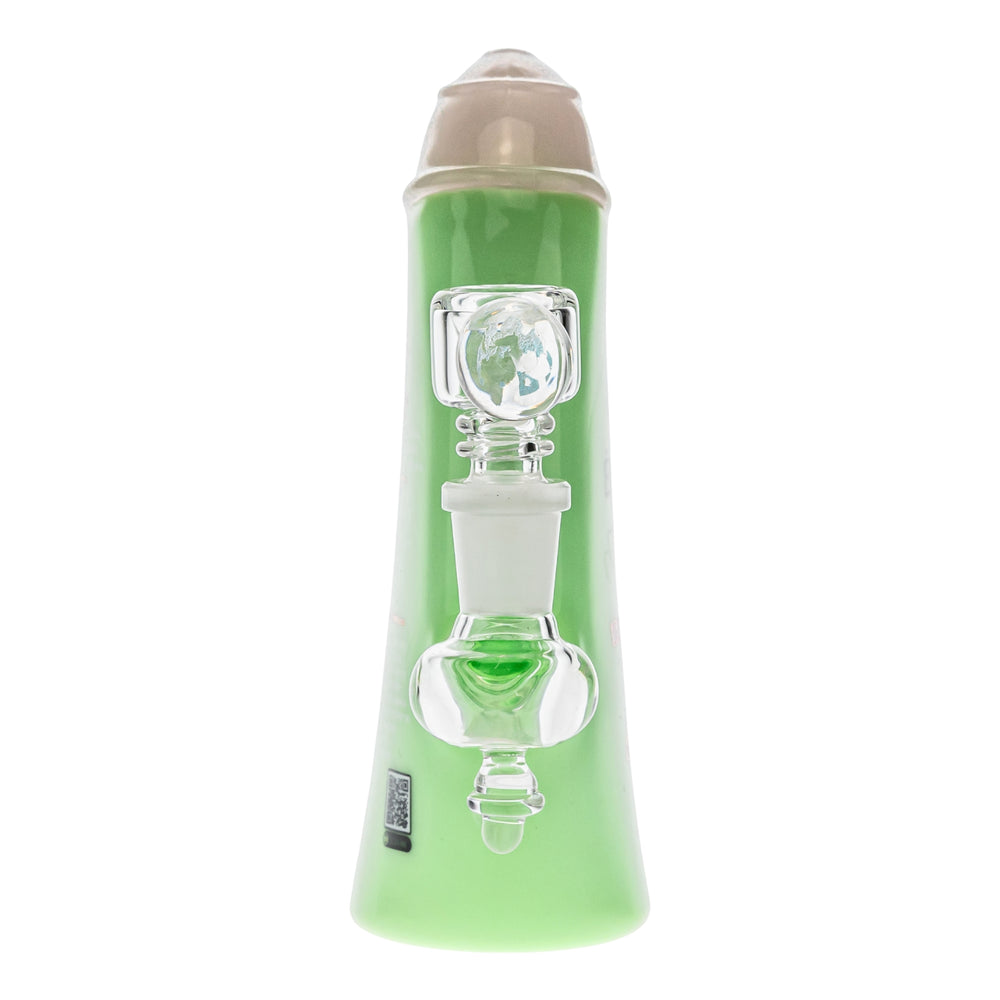 Empire Glasswork Mini Shampoo Rig on a white background front facing - Up N Smoke