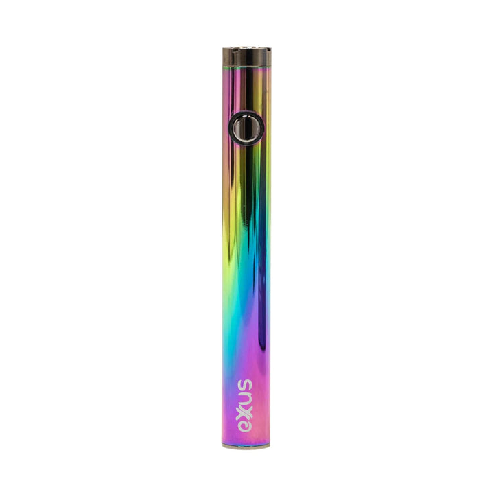 "An Exxus Slim VV2 510 Battery in the color Prism. This device is compatible with 1 gram concentrate cartridges," - Up N Smoke.
