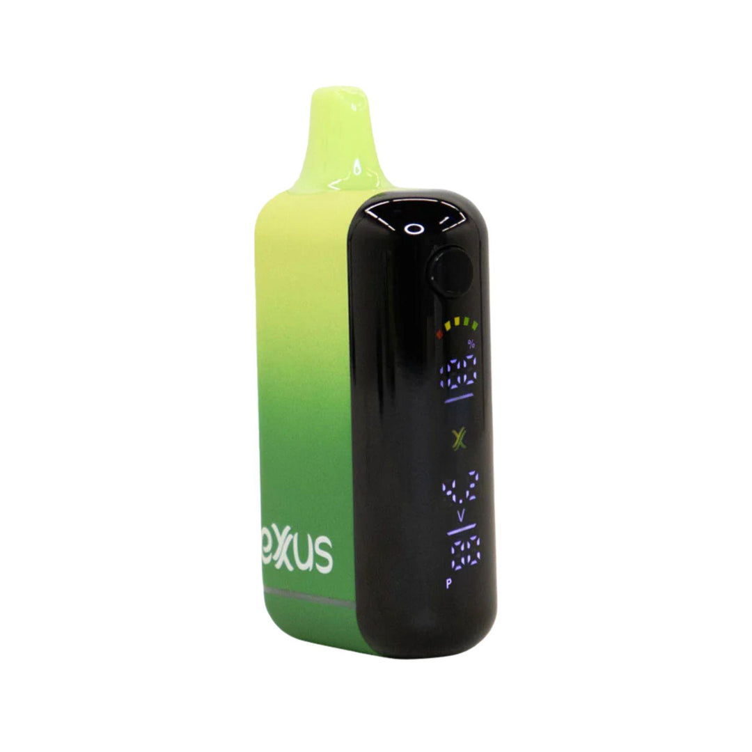 "An Exxus Snap DXL Vaporizer Battery in the color green envy against a white background," - Up N  Smoke.