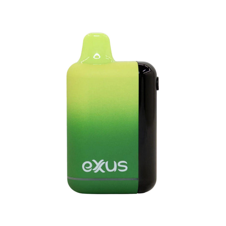 "Left-side of an Exxus Snap DXL 3.5 Gram Cartridge Battery in the color envy green," - Up N Smoke.