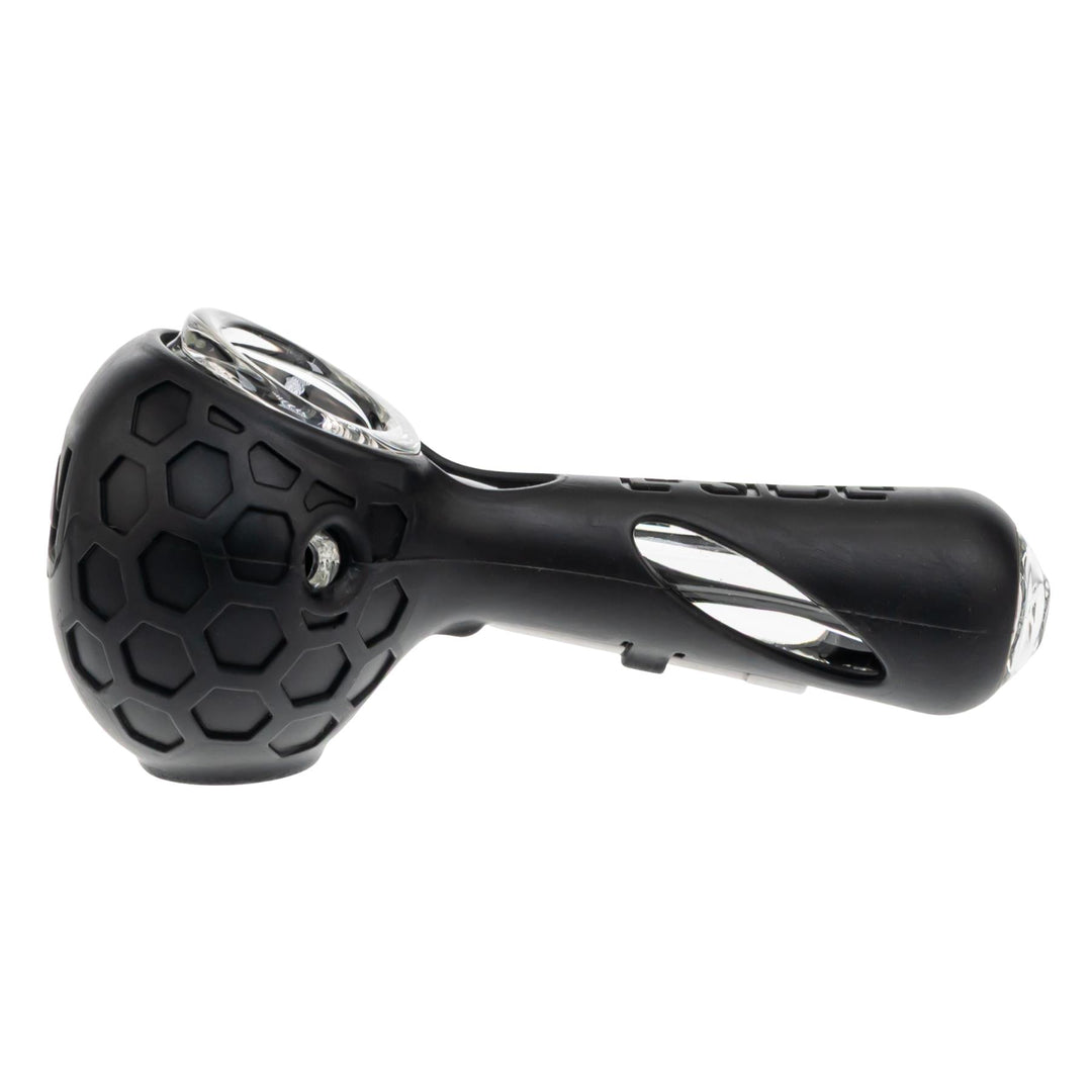 Eyce ProTeck Spoon black side angle on a white background - Up N Smoke