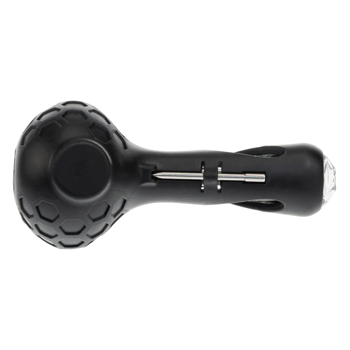 Eyce ProTeck Spoon black back angle on a white background - Up N Smoke