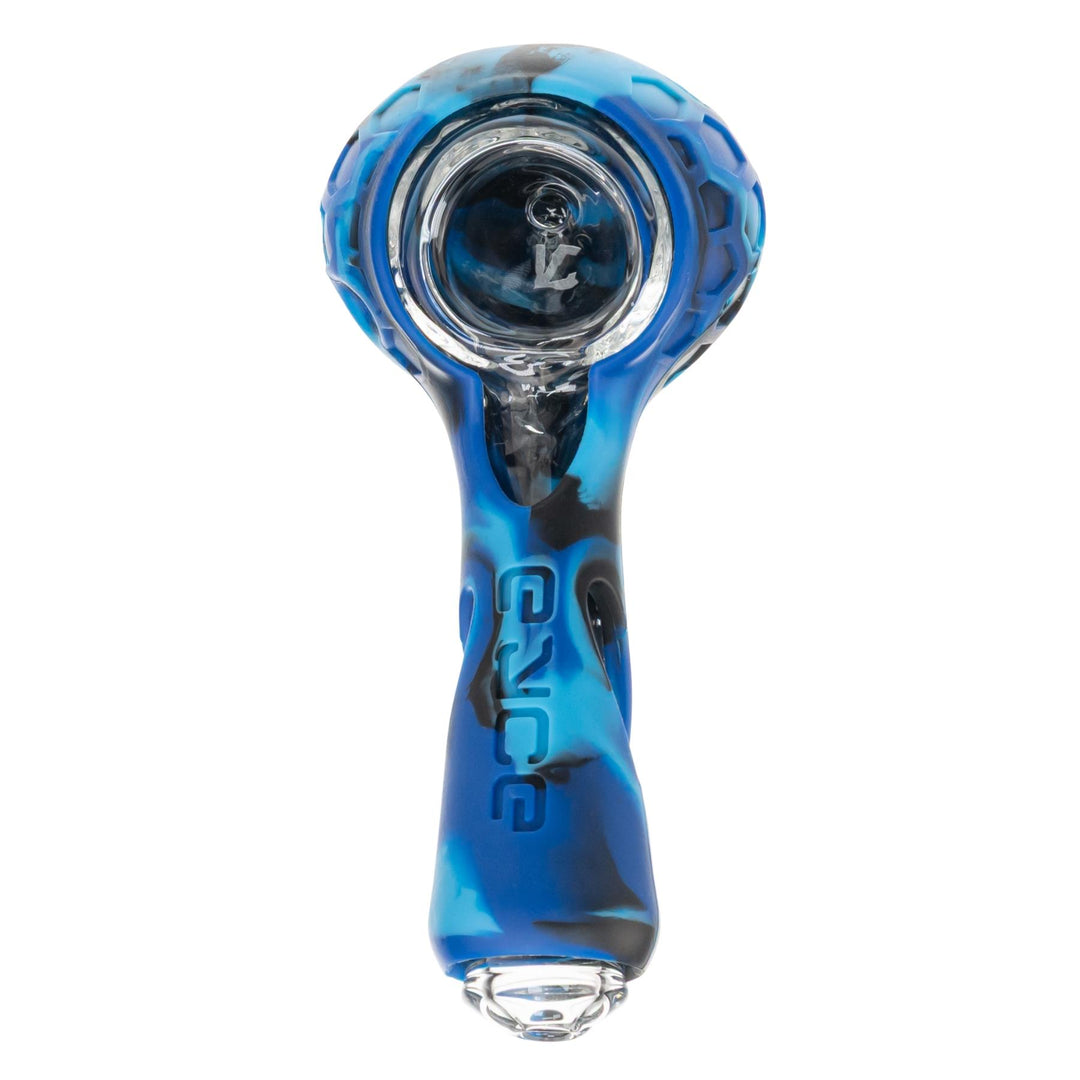 Eyce ProTeck Spoon blue front angle on a white background - Up N Smoke