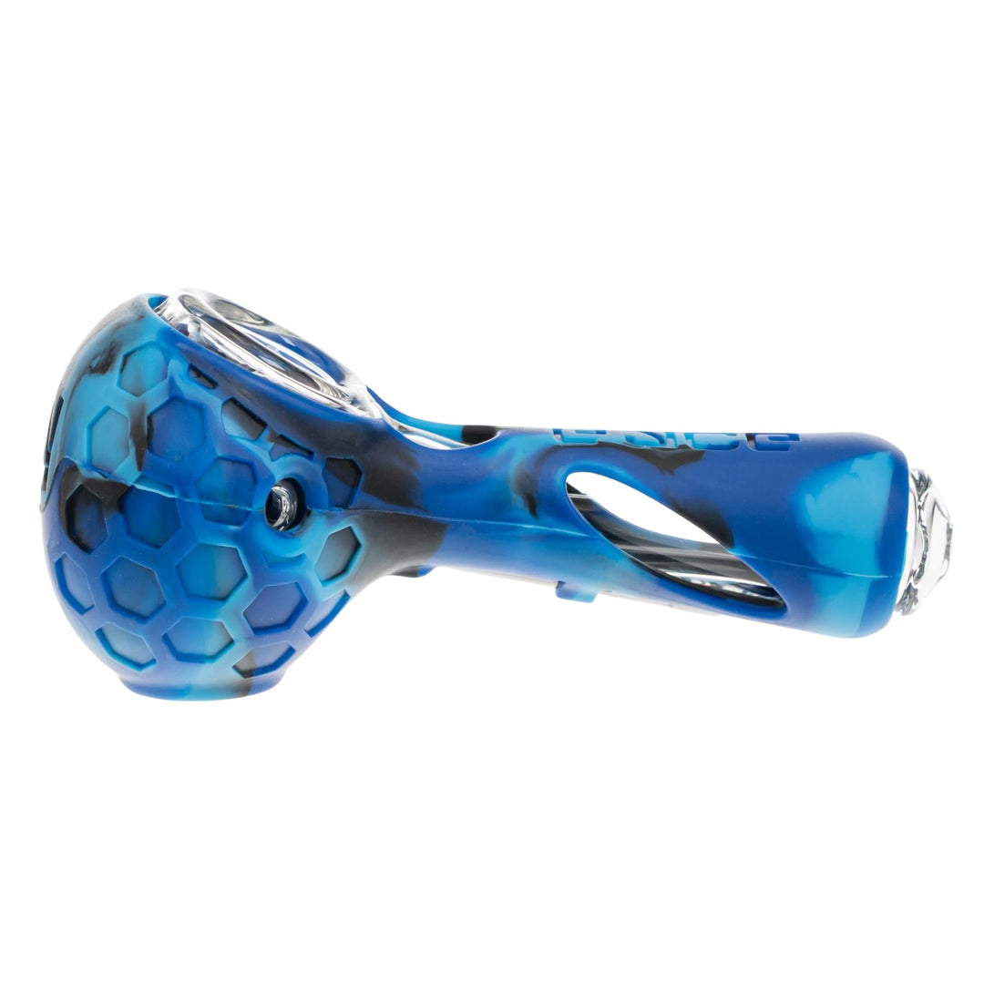 Eyce ProTeck Spoon blue side angle on a white background - Up N Smoke