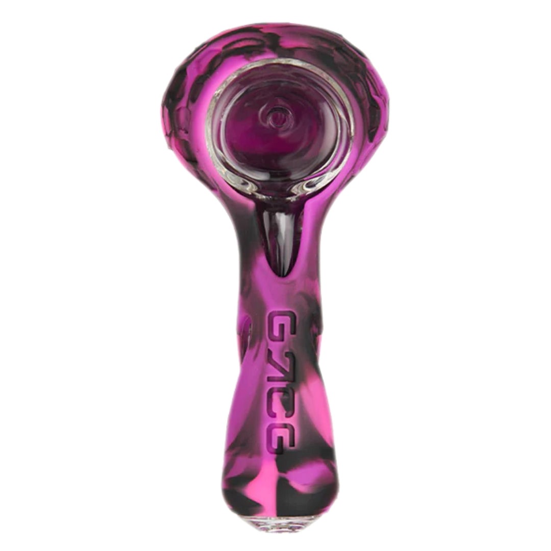 Eyce ProTeck Spoon pink front angle on a white background - Up N Smoke