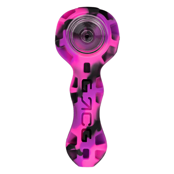 Eyce Silicone Spoon purple color on a white background - Up N Smoke 