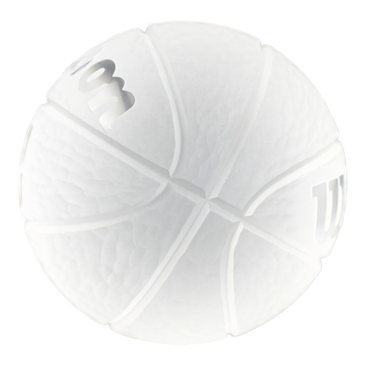 Clear Glass Basketball side on a white background - Up N Smoke