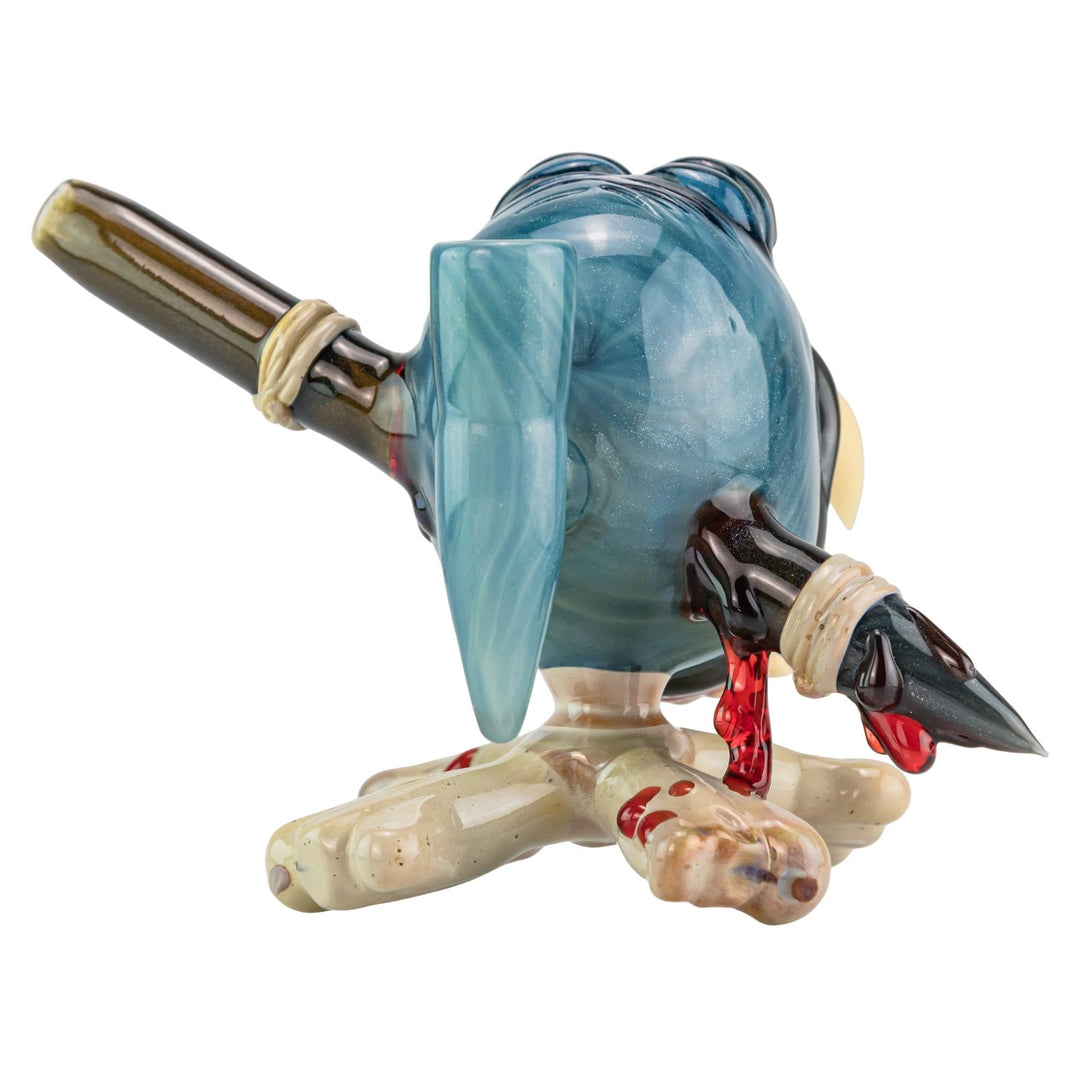 Firefly and WHite Monkey Gorilla Rig Collab on a white background back left angle - Up N Smoke