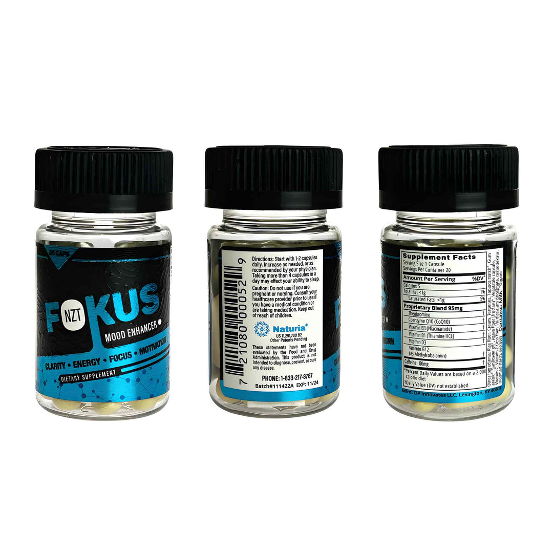 Fokus NZT Mood Enhancer 20ct Bottle - Up N Smoke