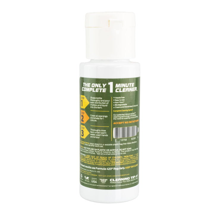 Formula 420 All-Natural Cleaner back facing on a white background - Up N Smoke