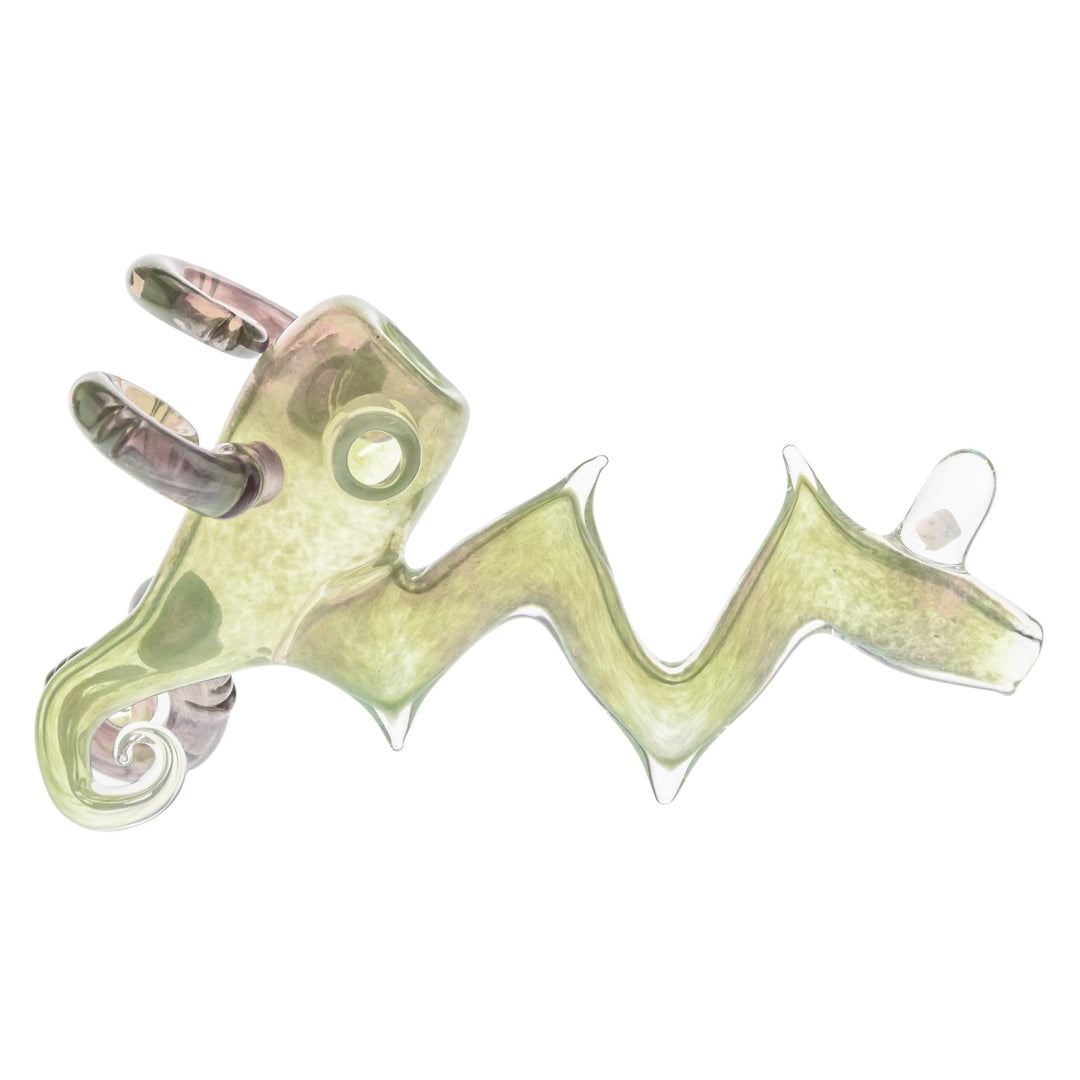 Friendly Fire Fumed Standlock Pipe on a white background left angle - Up N Smoke