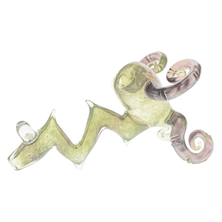 Friendly Fire Fumed Standlock Pipe on a white background slight right angle - Up N Smoke