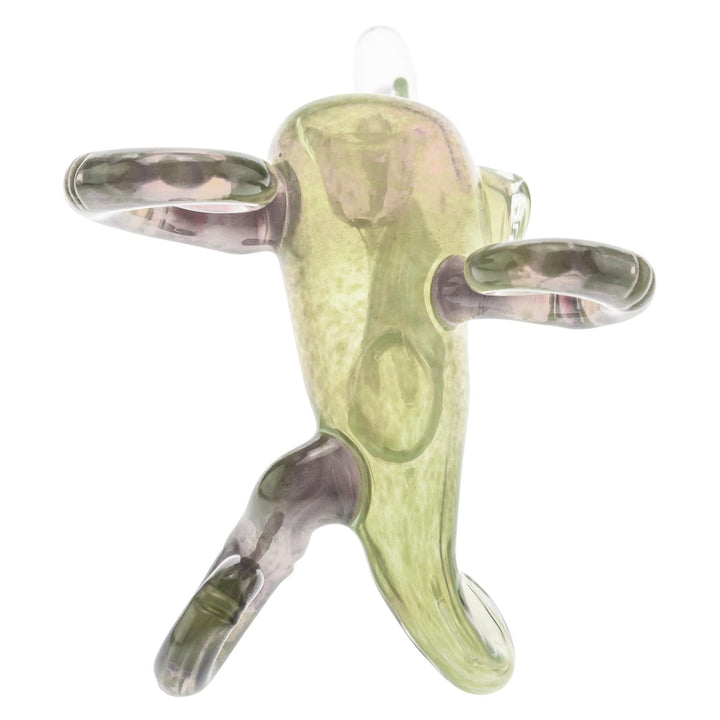 Friendly Fire Fumed Standlock Pipe on a white background bottom angle - Up N Smoke