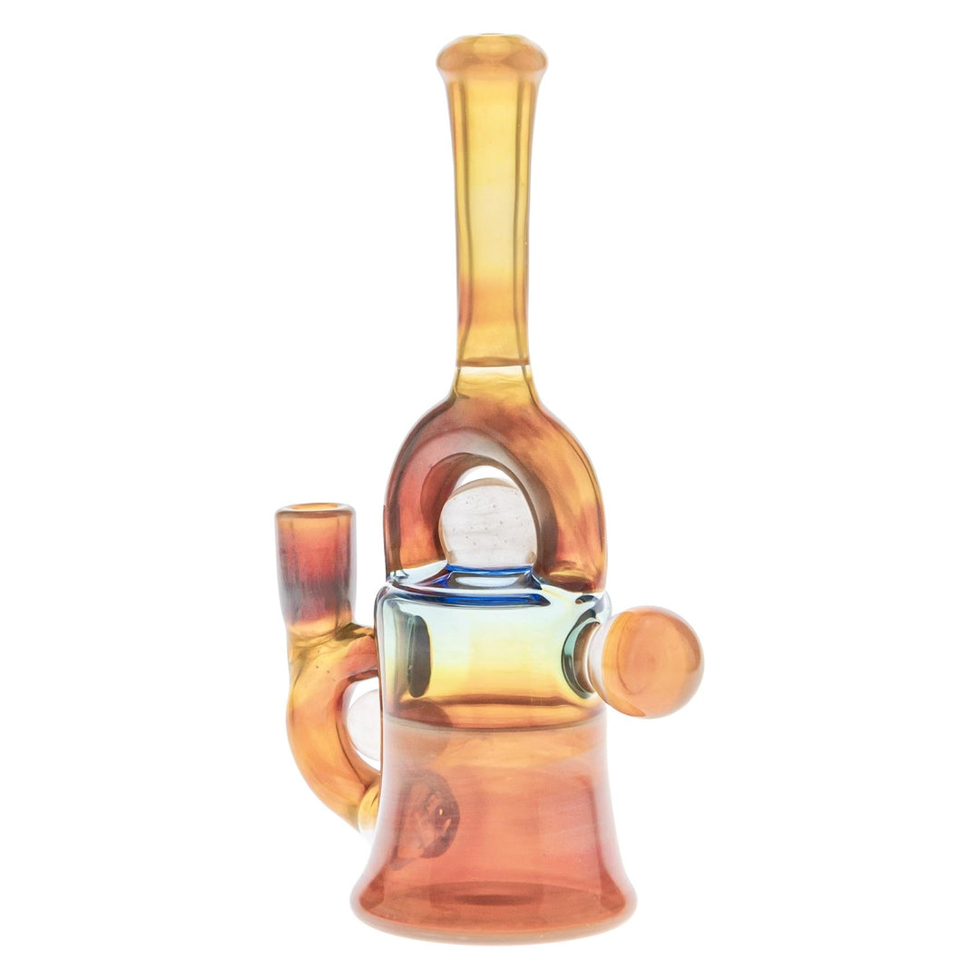 GK Coilpot Fumed Bubbler on a white background slight back angle - Up N Smoke