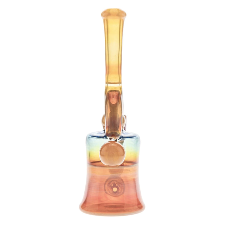 GK Coilpot Fumed Bubbler on a white background back angle - Up N Smoke