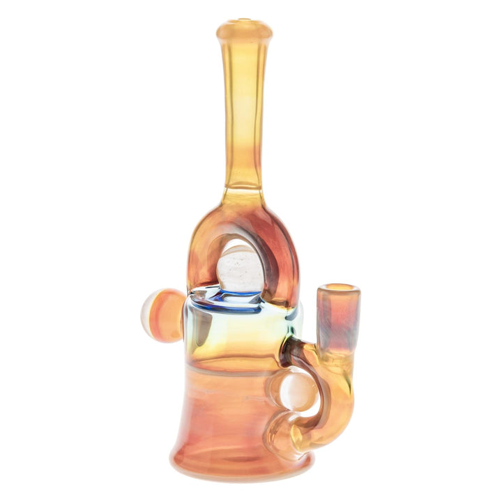 GK Coilpot Fumed Bubbler on a white background slight front right angle - Up N Smoke