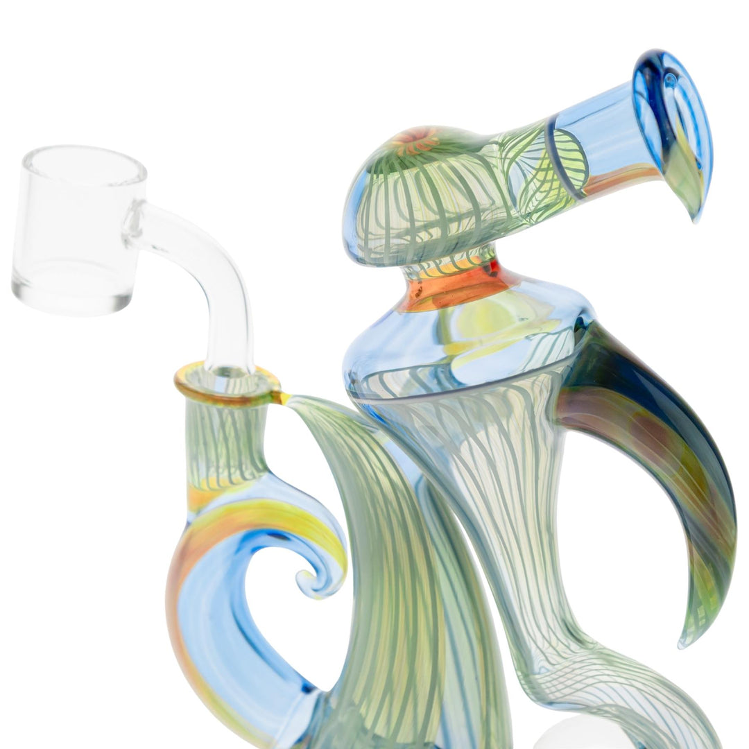 GK Recycler Kit mouthpiece angle on a white background - Up N Smoke
