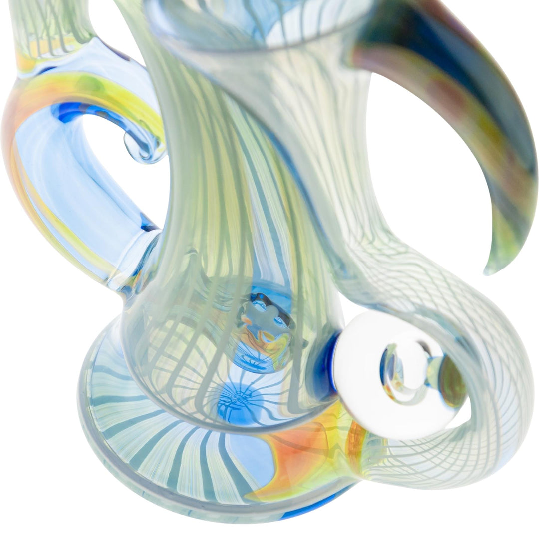 GK Recycler Kit closeup downstem angle on a white background - Up N Smoke