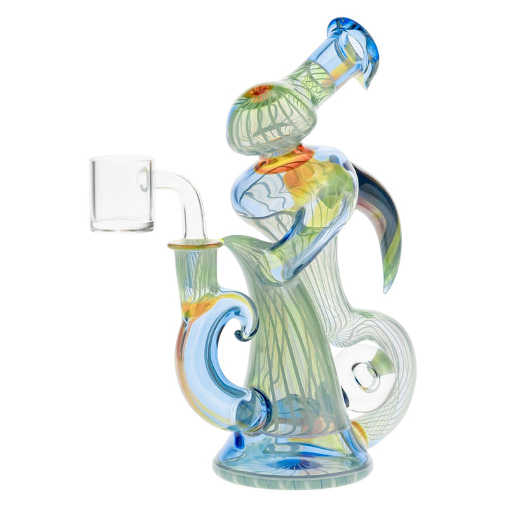 GK Recycler Kit back left facing angle on a white background - Up N Smoke