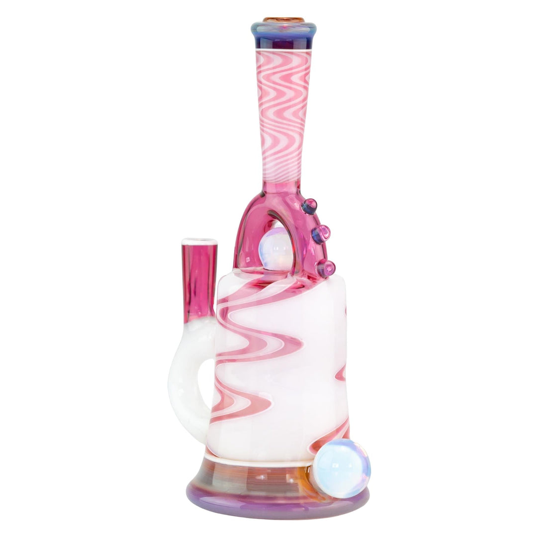 GK Wig Wag Bubbler back left facing angle on a white background - Up N Smoke
