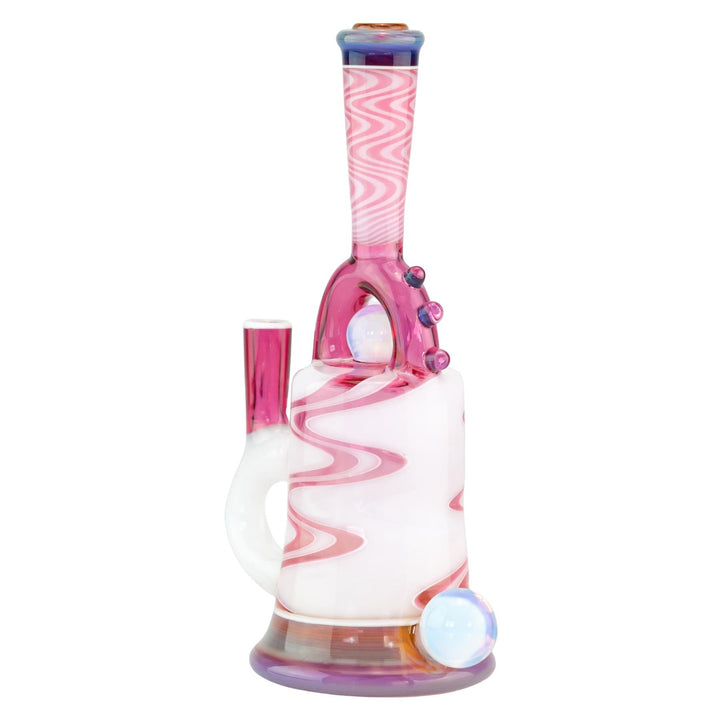 GK Wig Wag Bubbler back left facing angle on a white background - Up N Smoke