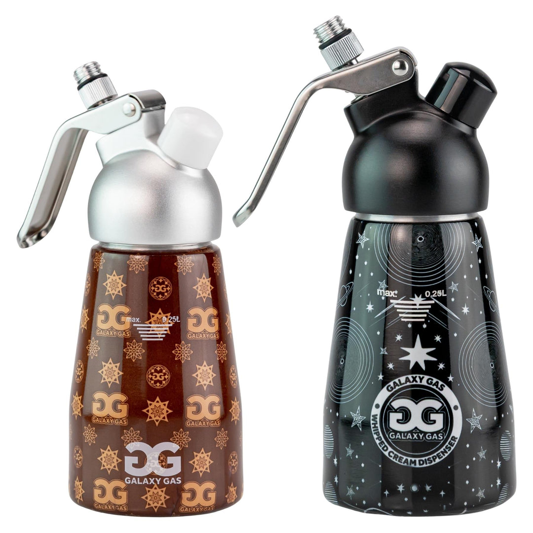 Galaxy Gas Whipped Cream Dispenser group photo on a white background - Up N Smoke