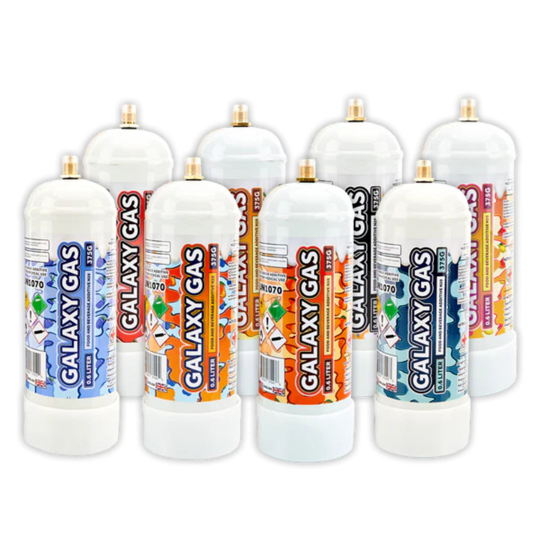 Galaxy Gas Flavor Whip Cream Flavored Chargers .6L - Up N Smoke