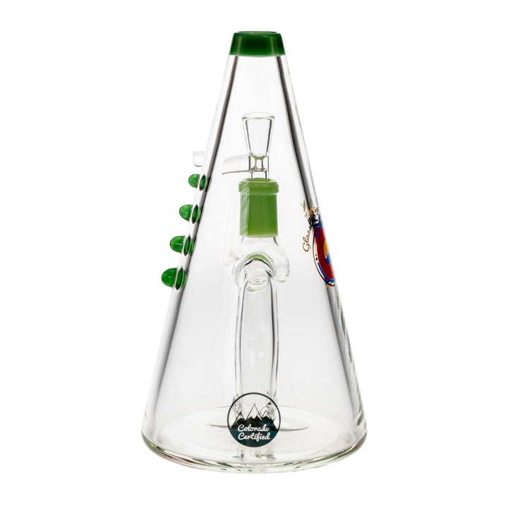 "Backside of a Glass Lab 303 Jammer on a white background," - Up N Smoke.