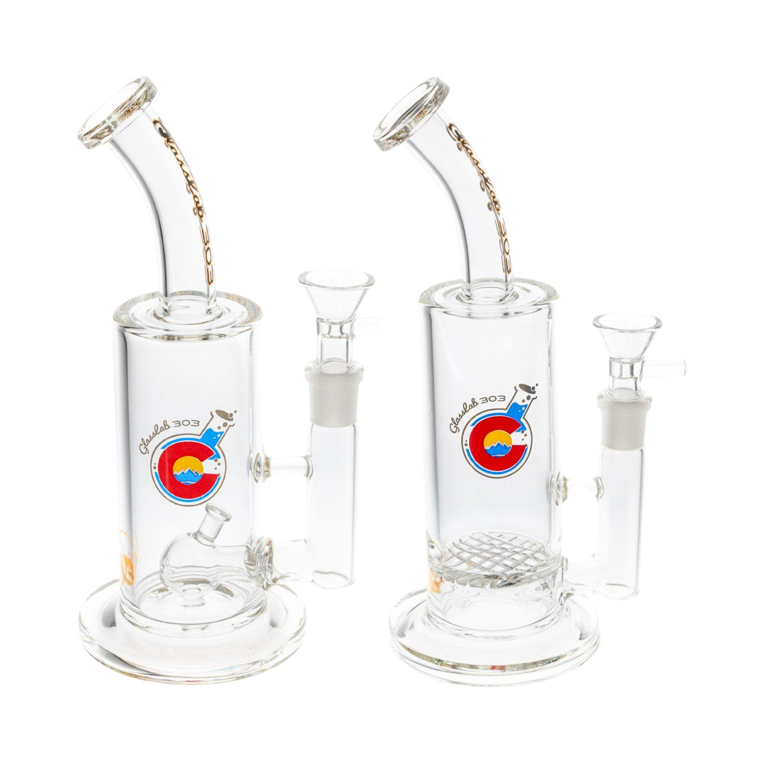 Group Picture of Glasslab including 3D Logo and Honeycone percs - Up N Smoke 