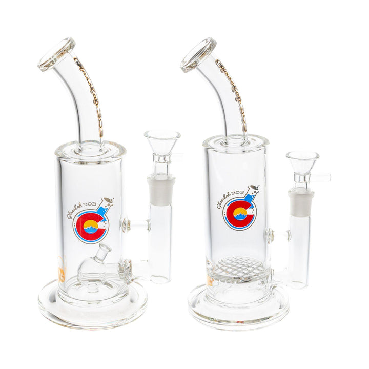 Group Picture of Glasslab including 3D Logo and Honeycone percs - Up N Smoke 