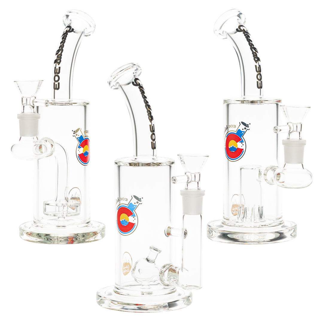 Glasslab 303 Economy Rig group photo on a white background - Up N Smoke