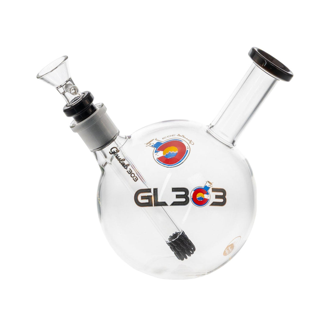 Glass Lab 303 GL Ball Water Pipe shot in a studio setting - Up N Smoke 
