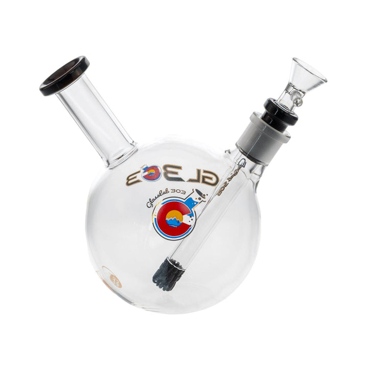 Glass Lab 303 GL Ball Water Pipe shot in a studio setting - Up N Smoke 