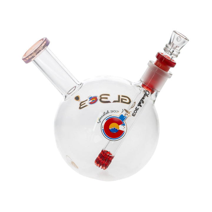 Glass Lab 303 GL Ball Water Pipe shot in a studio setting - Up N Smoke 