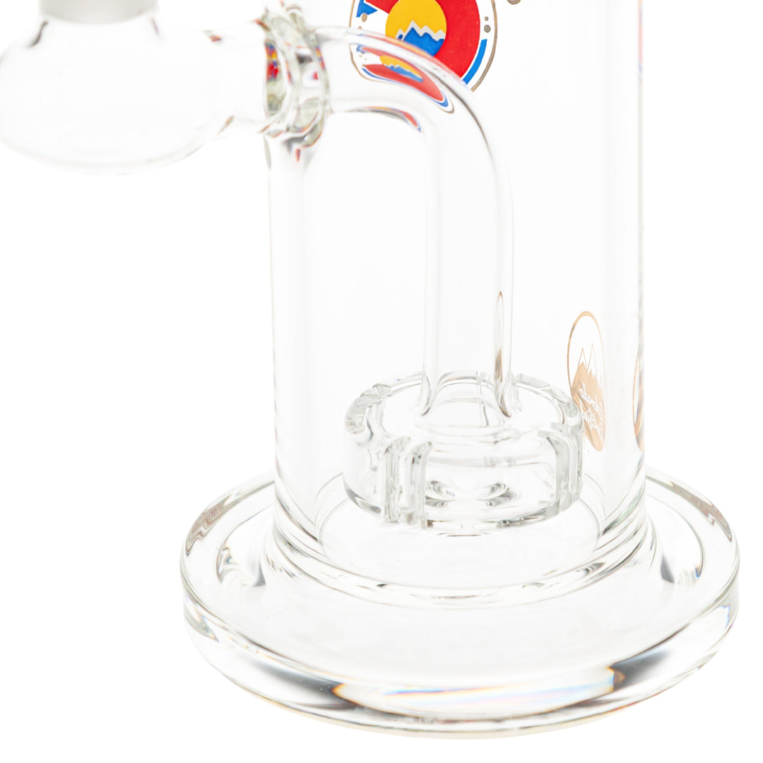 Glasslab 303 Economy slit showerhead Perc close-up on a white background - Up N Smoke