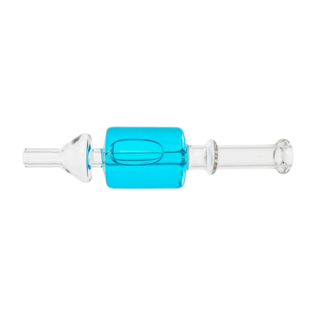 "Blue Glycerin Nectar Collector on a white background," - Up N Smoke.