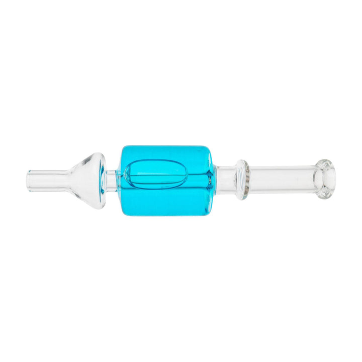 "Blue Glycerin Nectar Collector on a white background," - Up N Smoke.