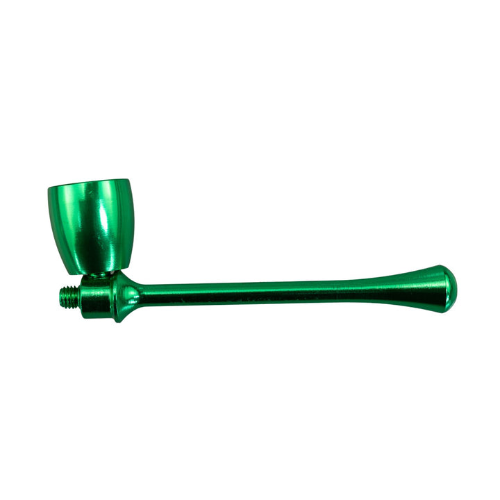 "Green Mushroom Keychain Hand Pipe on a white background," - Up N Smoke.