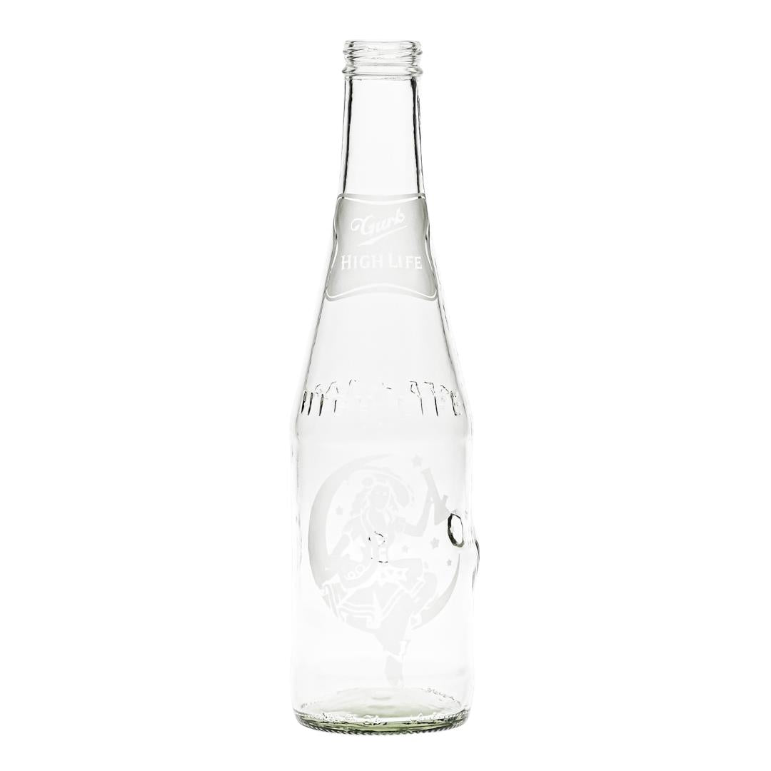 Gurk High Life Glass Bottle Pipe displayed on a white background - Up N Smoke