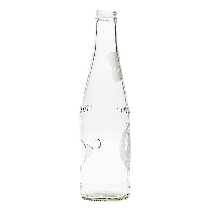 Gurk High Life Glass Bottle Pipe displayed on a white background side angle - Up N Smoke