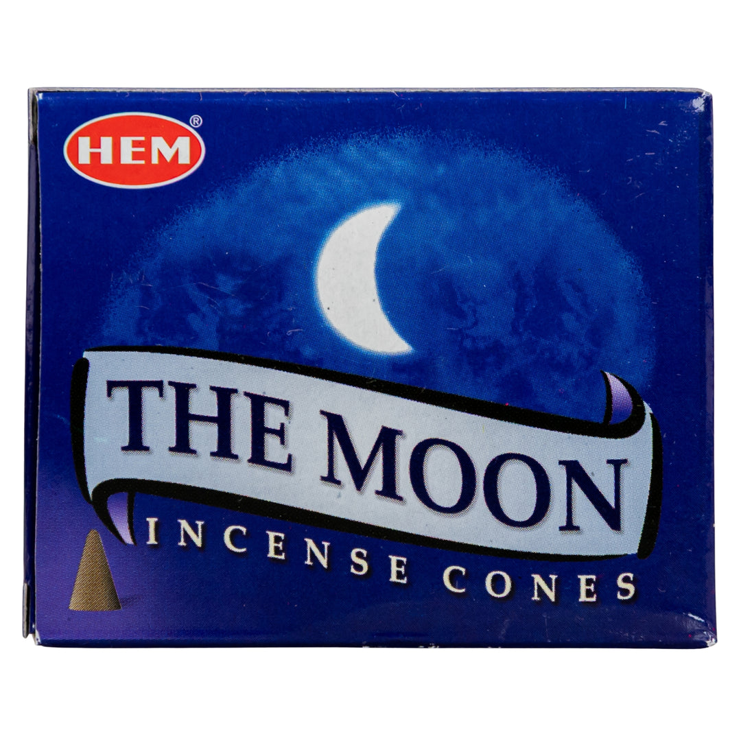 HEM Incense Cones The Moon on a white background - Up N Smoke