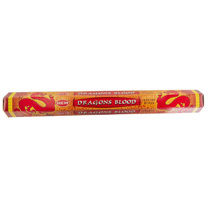 HEM Incense Sticks Dragon's Blood 20pk displayed on a white background - Up N Smoke